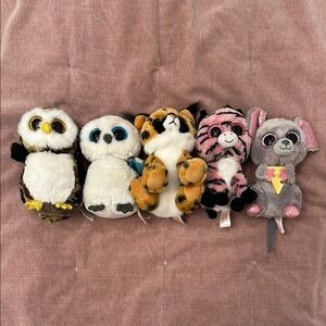Set of 5 Beanie Boos